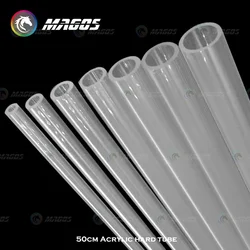 Acrylic Tube – PMMA Aquarium Pipe – 8mm–20mm OD – DIY – 50cm – 2 pcs