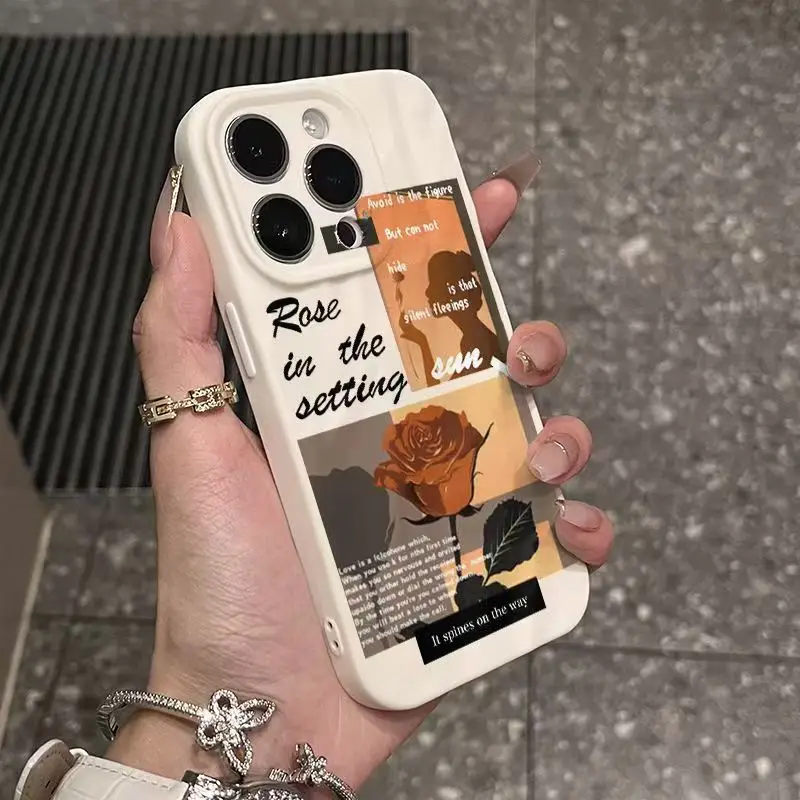 Para Funda iphone 16 15 14 13 12 11 Pro 16Pro 14Pro 13Pro Max X XS Max XR SE 2020 2022 7 8 Plus iphone15 Funda de teléfono Apple