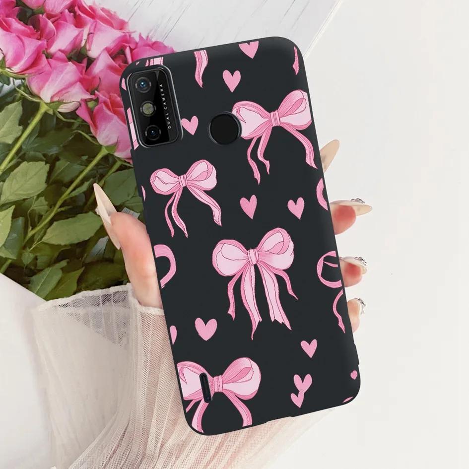 Funda para Tecno Spark 6 Go/ Spark Go 2020 / Spark Go 2021, funda Popular de silicona con flor y limón, funda suave para Tecno KE5j KE5k Capa - imagen 5