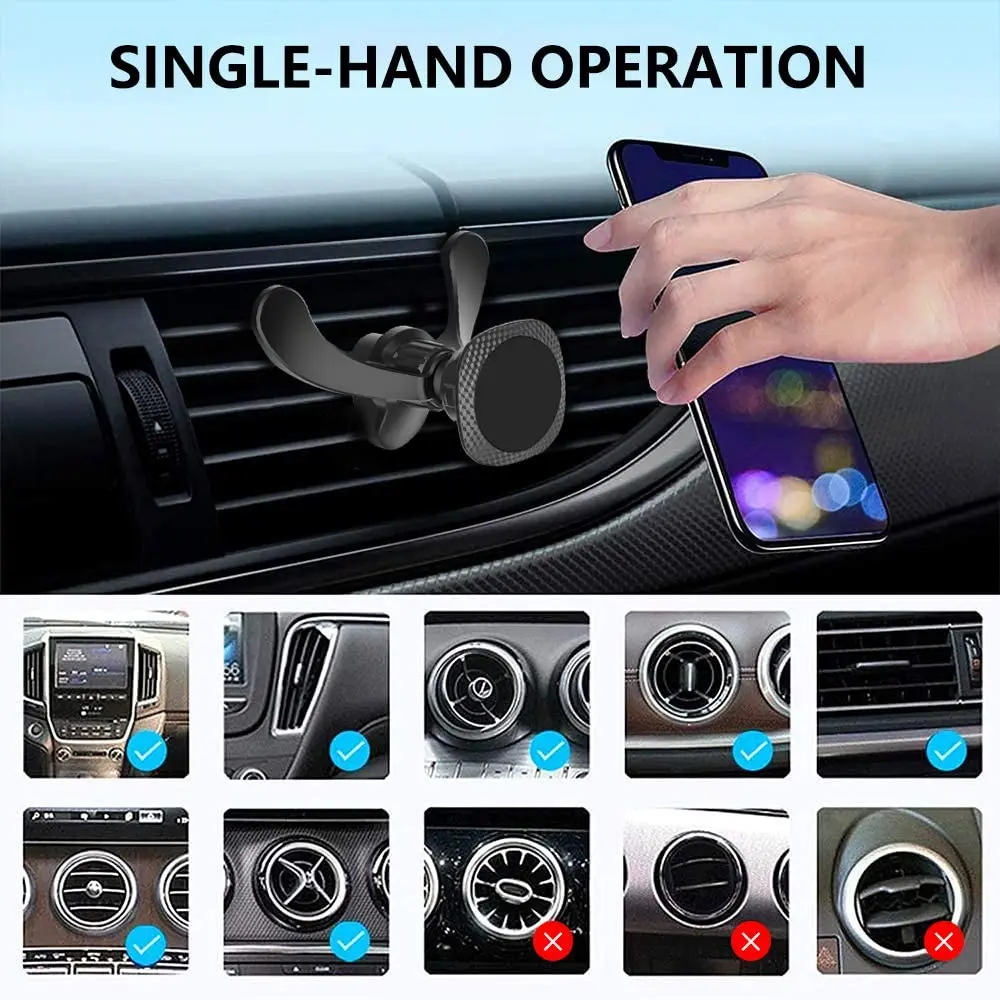 McGiLLon-soporte magnético para teléfono móvil, accesorio de montaje de 360 grados para iPhone, GPS, Smartphone, Samsung y Xiaomi - imagen 5