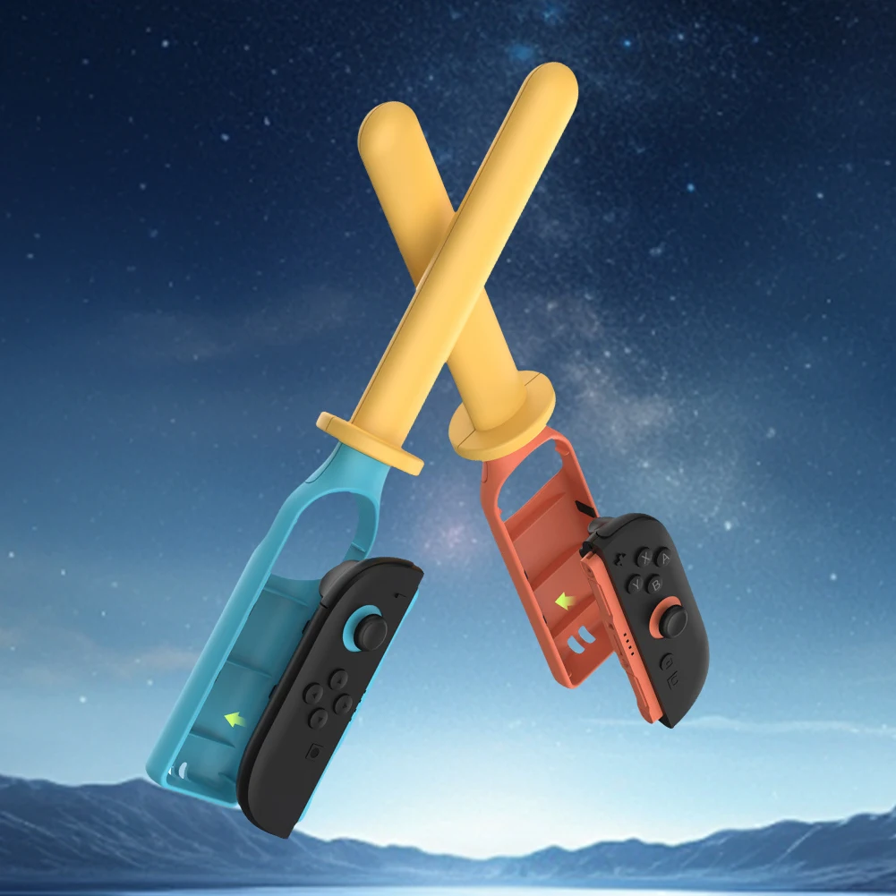 Paquete de 2 accesorios de espada para Nintendo Switch2, juegos deportivos, accesorios de juego de esgrima, mango desmontable para Nintendo para Switch/OLED - imagen 3