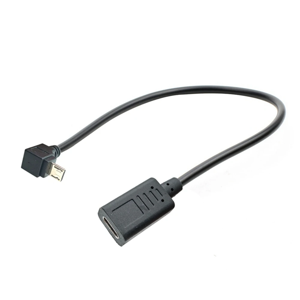 Adaptador de Cable conector OTG USB tipo c hembra a Micro USB de 25CM, envío directo - imagen 3