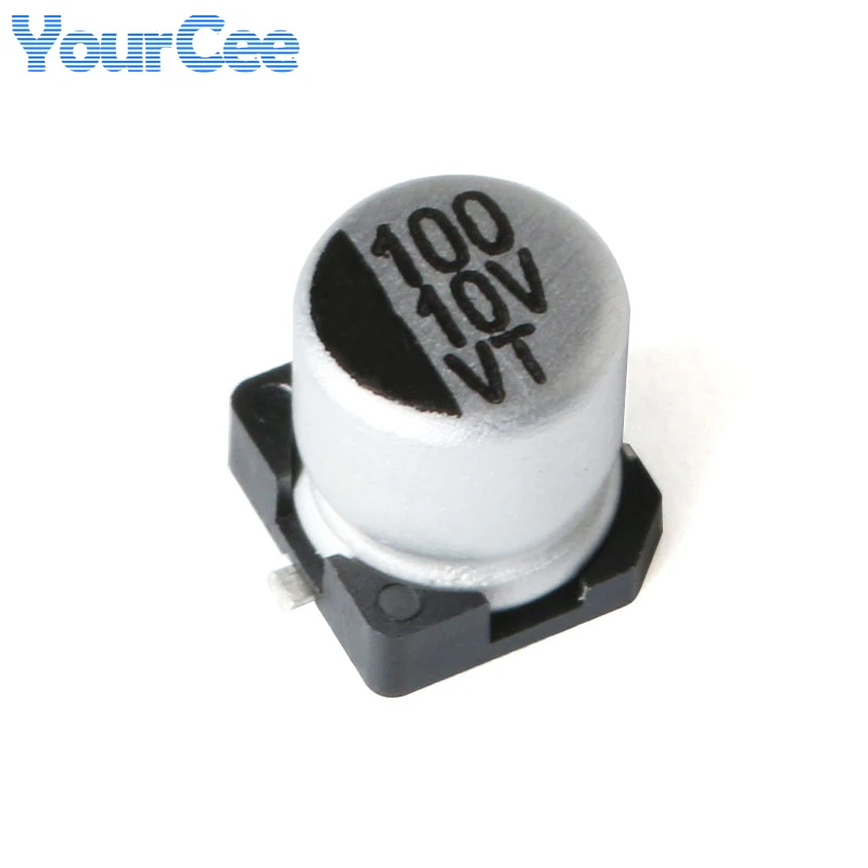 10 Uds 6,3 V 10V 16V 25V 35V 50V 63V 100V 400V SMD condensador electrolítico de aluminio 1UF 4,7 UF 10UF 47UF 100UF 470UF 680UF 1000UF - imagen 4