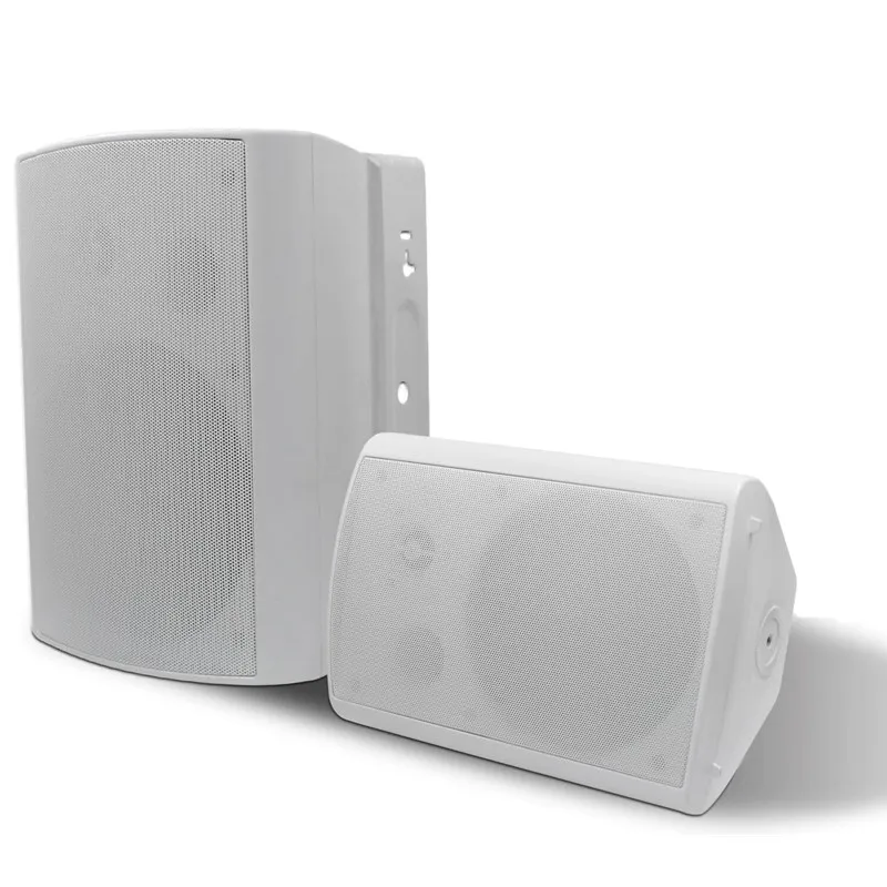 Herdio 2 uds 6,5 ''400W altavoces pasivos para exteriores con cable impermeable con altavoces de montaje en pared de graves potentes para Patio interior cubierto - imagen 2