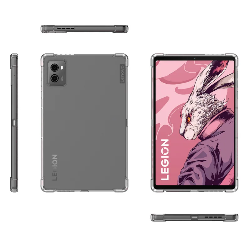 Funda transparente para Lenovo LEGION Y700 2nd 2023, funda de silicona suave de TPU Airbag para Legion Y700 3. ° 8,8 "2520 TB321FU - imagen 4