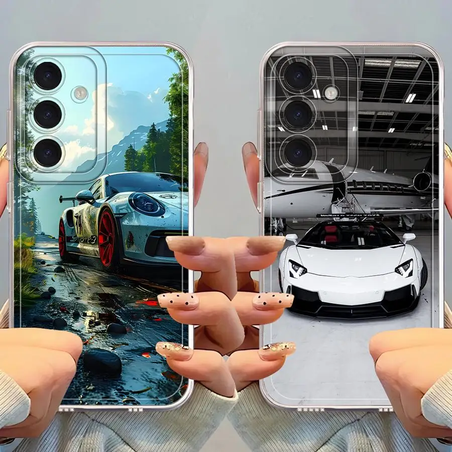 Cool Advanced Car Funda blanda para Samsung Galaxy A12 A35 A35 A22 A25 A73 A15 A13 A16 A71 A72