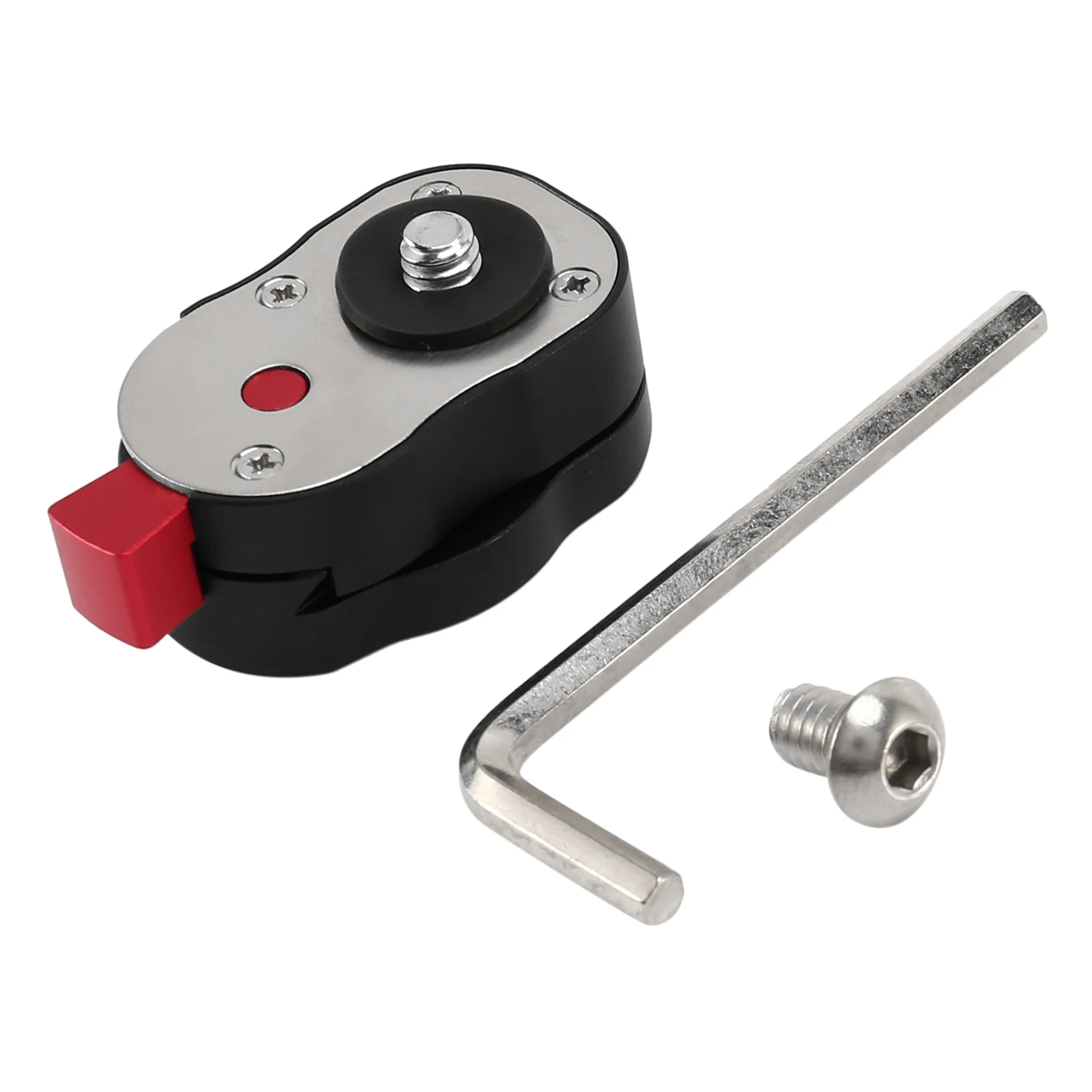 Placa de liberación rápida para Monitor LCD, brazo mágico de luz LED para cámara y videocámara, equipo con orificio de tornillo de 1/4 pulgadas - imagen 2