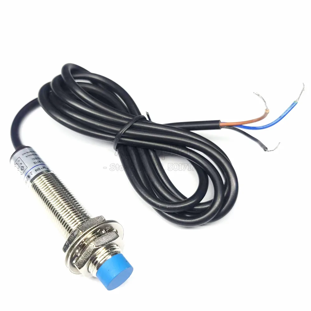 LJ12A34Z/BX Sensor de proximidad inductivo Cable de sonda NPN Sensor de interruptor fotoeléctrico de inducción de Metal de 3 cables LJ12A3-4-Z/BX - imagen 3