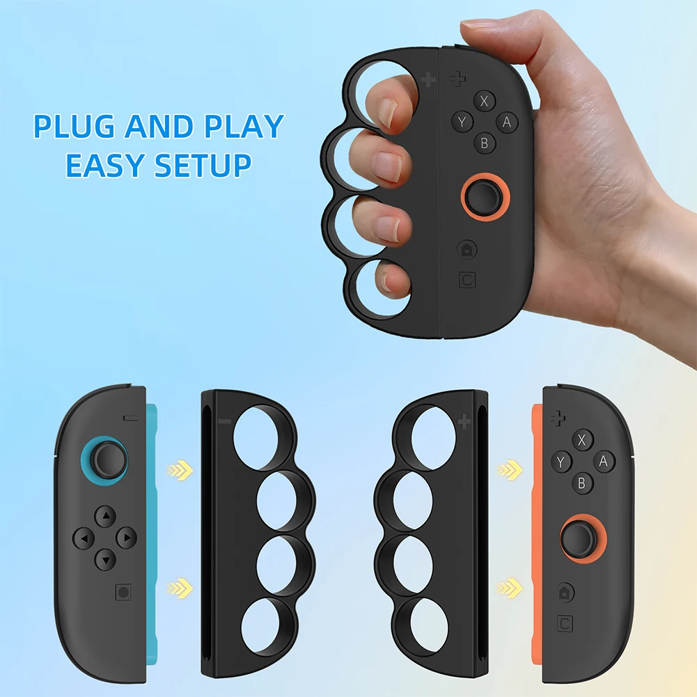 Empuñaduras de mano para Nintendo Switch 2, empuñaduras de controlador de juego de Fitness Joy-Con, empuñaduras de juego de boxeo para Switch 2, experiencia de juego - imagen 5