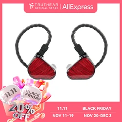 TRUTHEAR x Crinacle ZERO – Auriculares rojos de doble driver dinámico
