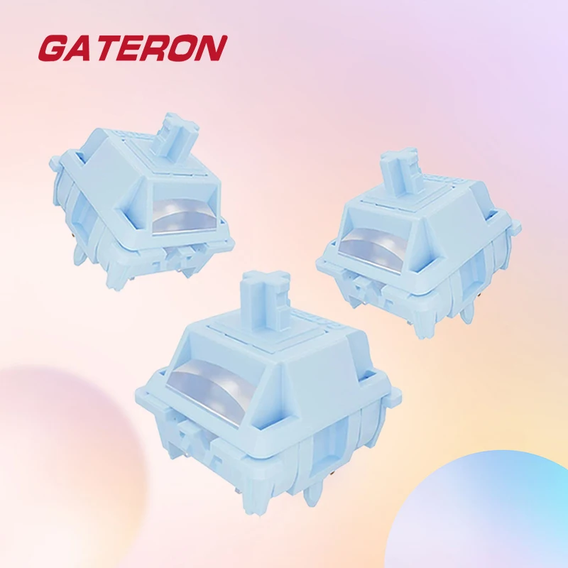 Gateron-interruptor de batido de sal marina, Teclado mecánico POM, 5 pines, interruptores lineales prelubricados, teclado, interruptor de conducto de luz RGB - imagen 2