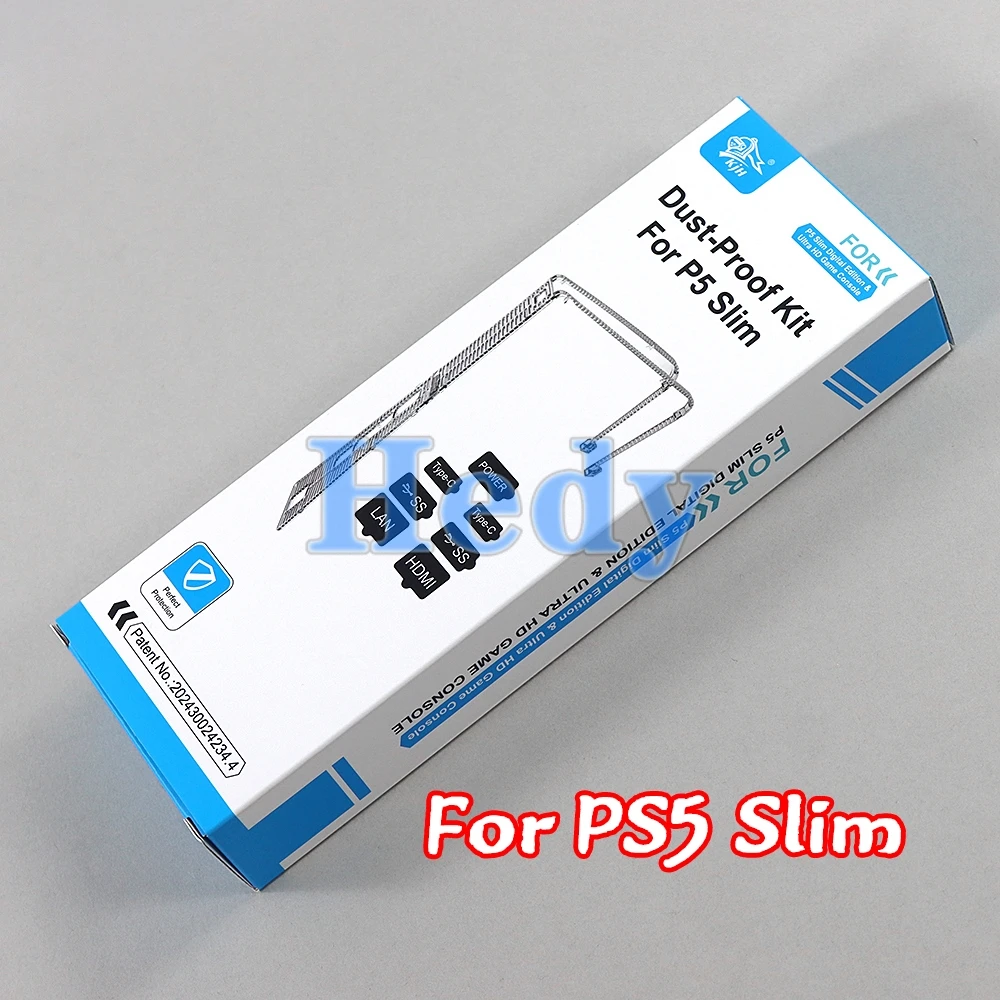 10 juegos de tapones antipolvo de silicona para consola PS5, kits de tapones de cubierta a prueba de polvo, tapas antipolvo de interfaz USB para Playstation PS5 Slim - imagen 5