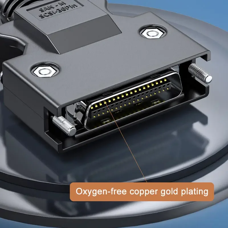 Línea de datos Servo SCSI CN 14/20/26/36/50 pines Motor de doble blindaje línea de Control de señal IO cable de extensión de accionamiento para escáner 1-5M - imagen 2