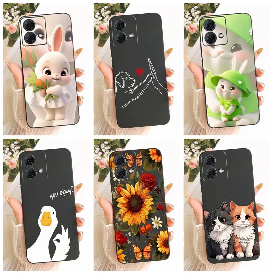 Para Motorola Moto G54 G84 funda bonita Carrtoon a prueba de golpes suave TPU fundas de teléfono para Motorola G54 G 84 Moto G84 MotoG54 Fundas