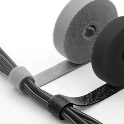 Organizador de cables con cinta de gancho y bucle reutilizable