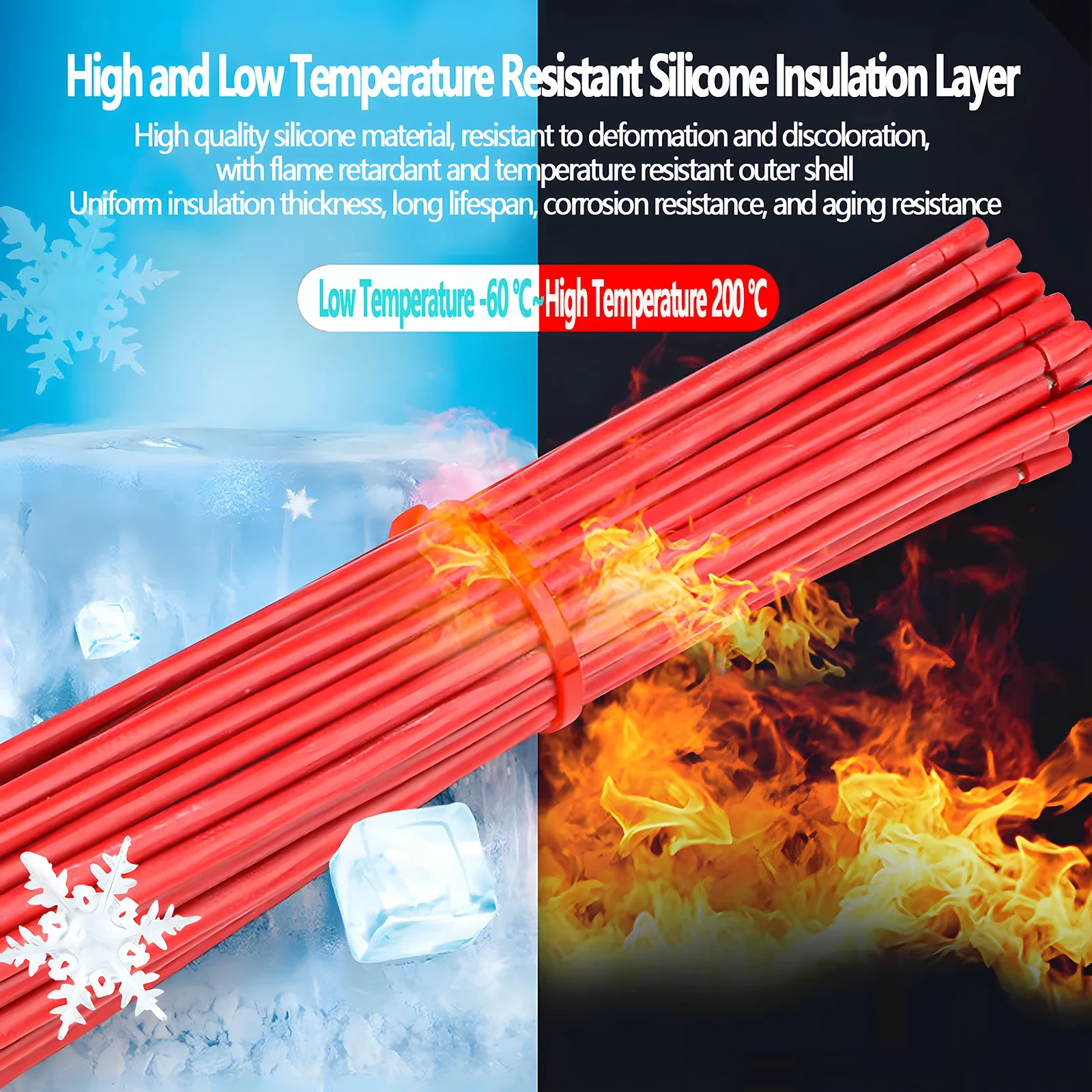 Cable de soldadura PCB de doble cabezal, 20/50/100 Uds., 20CM, 22/2426AWG, Cable de puente volador para placa de pruebas, Cable estañado para bricolaje - imagen 5