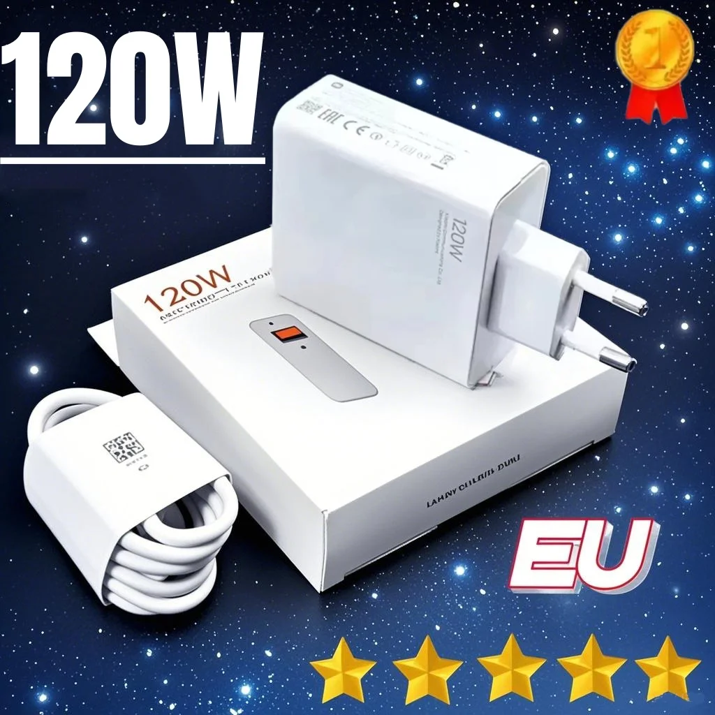 Cargador Ultra rápido de 120W QC 5,0 enchufe europeo 6A Cable tipo C 67W 55W 33W adaptador de carga rápida para iPhone Huawei Xiaomi 2025 - imagen 2
