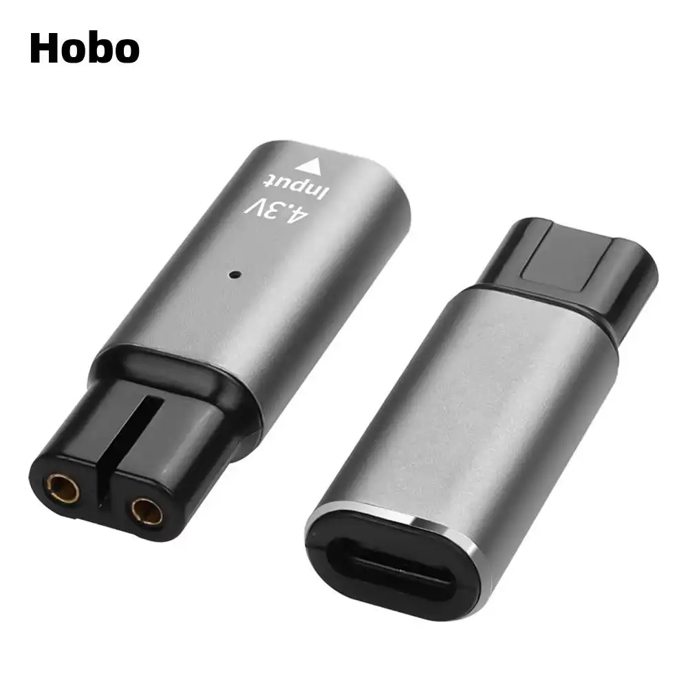 Adaptador de afeitadora Hobo 4,3 V tipo C, convertidor de carga para Philips Norelco One Blade QP2520 QP2515 QP2620 con indicador de carga