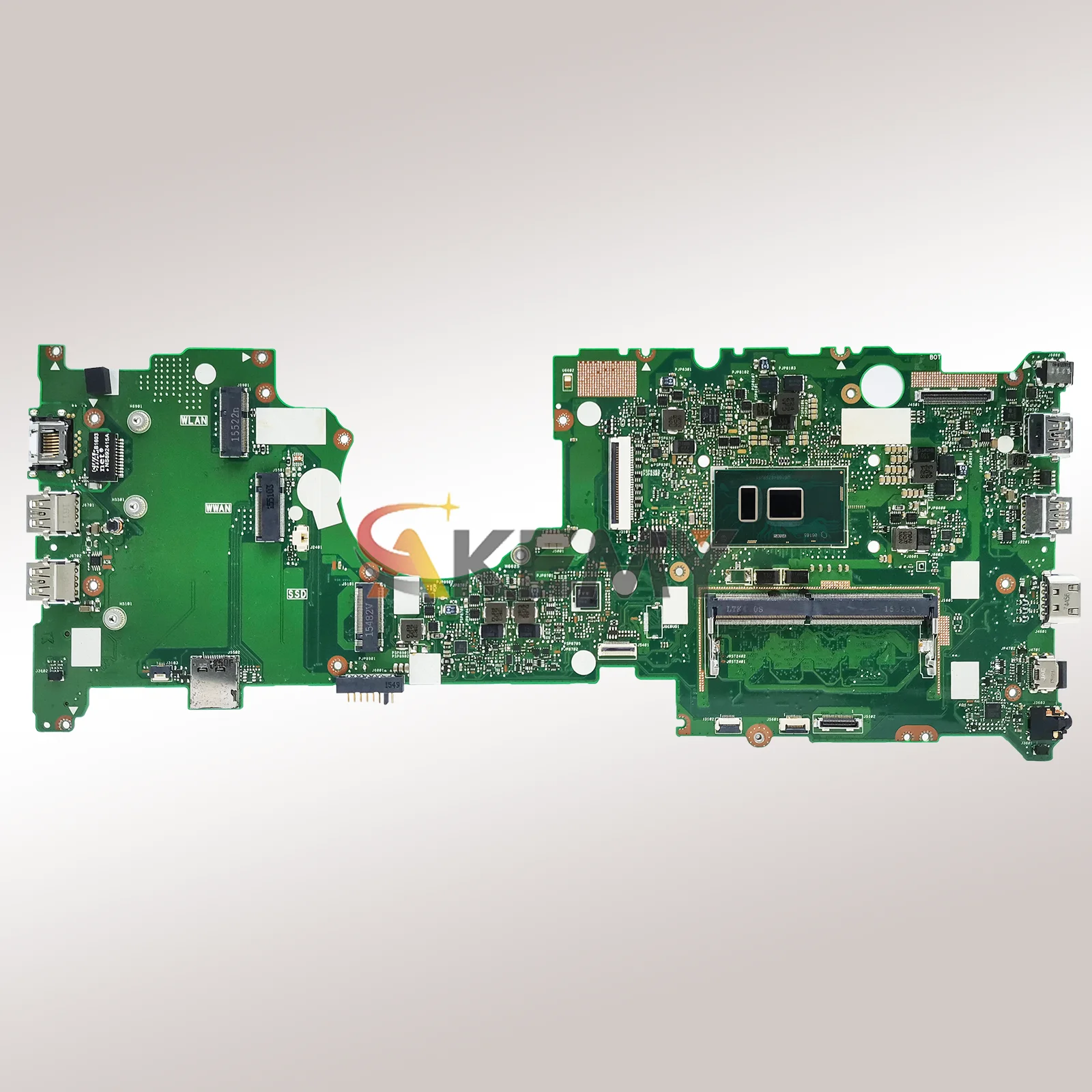 Placa base para ordenador portátil BU403UA para ASUS ExpertBook B8438UA BU403U BU403UA B8430UA placa base para portátil con CPU I3 I5 I7 100% pruebas OK - imagen 3