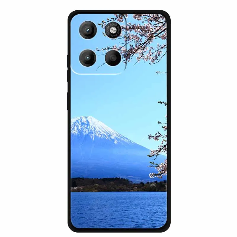 Para Moto G56 G86 funda de moda Original negra suave funda de silicona TPU contraportada para Motorola Moto G86 G56 Planet Capa a prueba de golpes - imagen 4