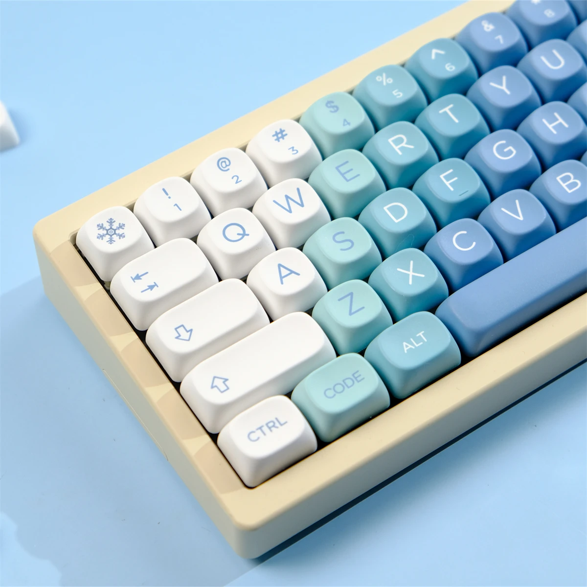 JCM MOA GMK juego grande de teclas PBT, más tipos, 7u, teclas de barra espacial, teclas para teclado mecánico MX Switch 65, diseño de Wooting Hi75 GMK75 - imagen 5