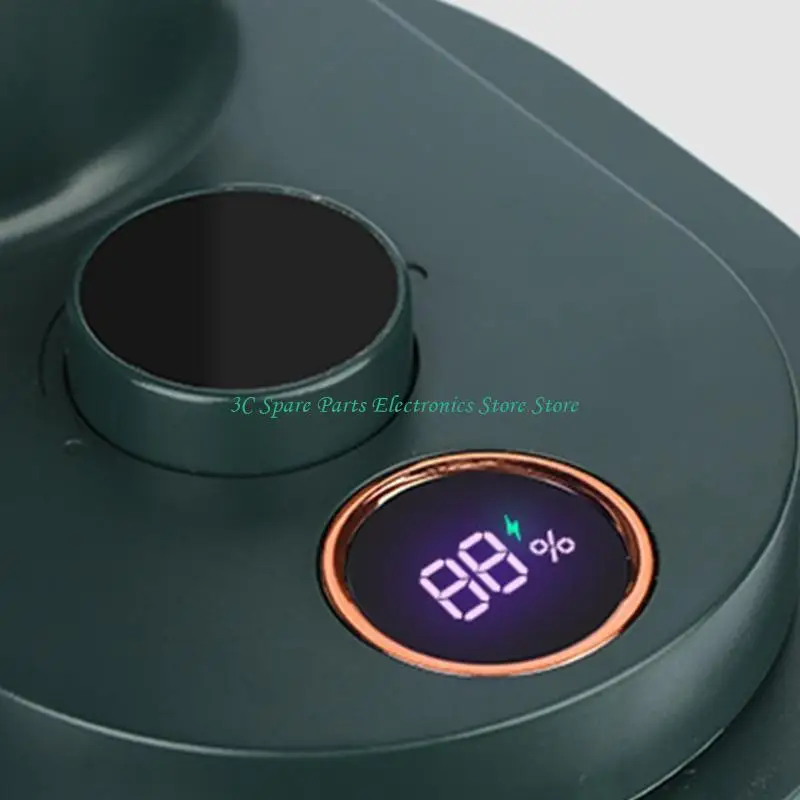 12pc 6 en 4000 mAh Clip ventilador oscilante en escritorio USB USB Control remoto silencioso recargable