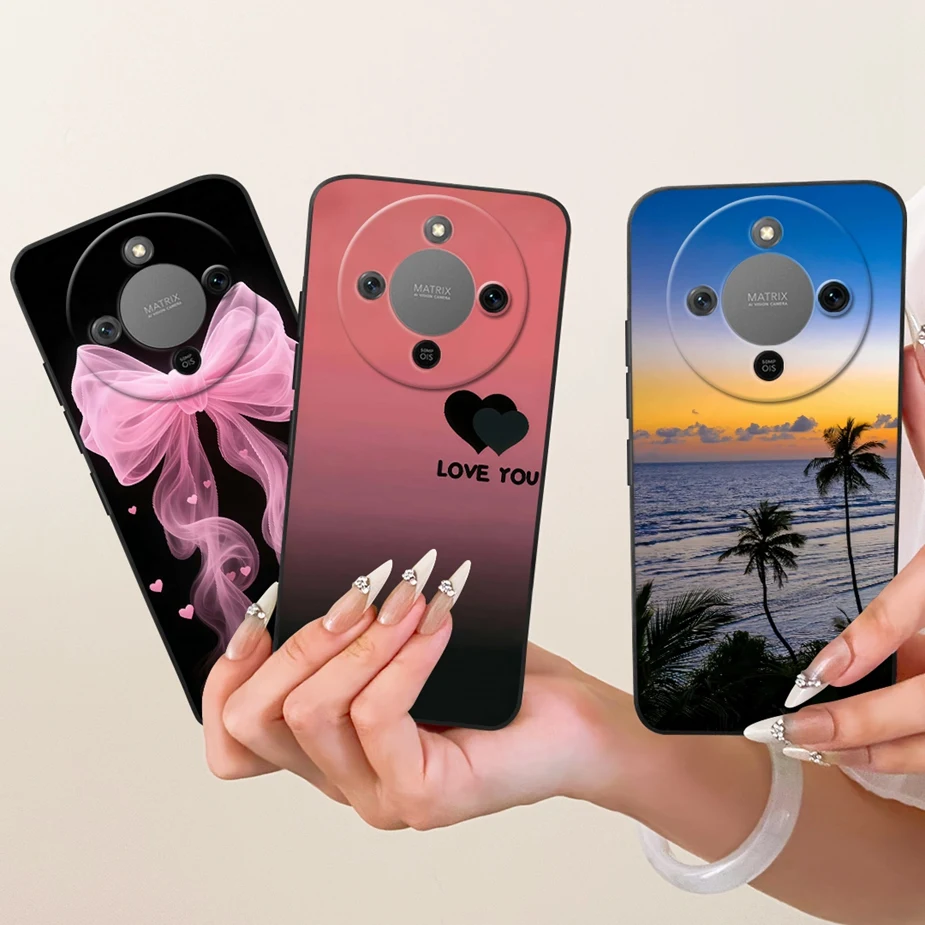 Para Honor Magic 8 Lite funda Honor X9d lujosa cubierta pintada de caramelo funda de silicona suave para Honor X70 X 70 Magic8 Lite bolsas HonorX9d - imagen 3