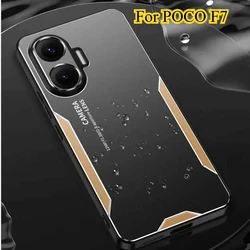 Xiaomi POCO F7 Funda Metal Aluminio y TPU Resistente a Golpes