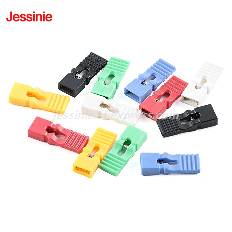 50-100 Uds tapa de puente 1,27mm 2,0mm 2,54mm cabezal de Pin de paso tapa corta conector de carcasa de cable derivación cubierta de enchufe de puente de tipo largo - imagen 4