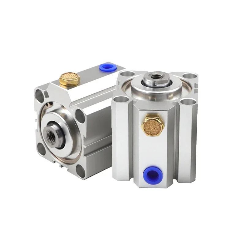 SSA20 25 32 40 50 63 Cilindro de aire neumático compacto de una sola acción Carrera de 5/10/20/30/40/50/60/70/80/90/100 mm - imagen 5