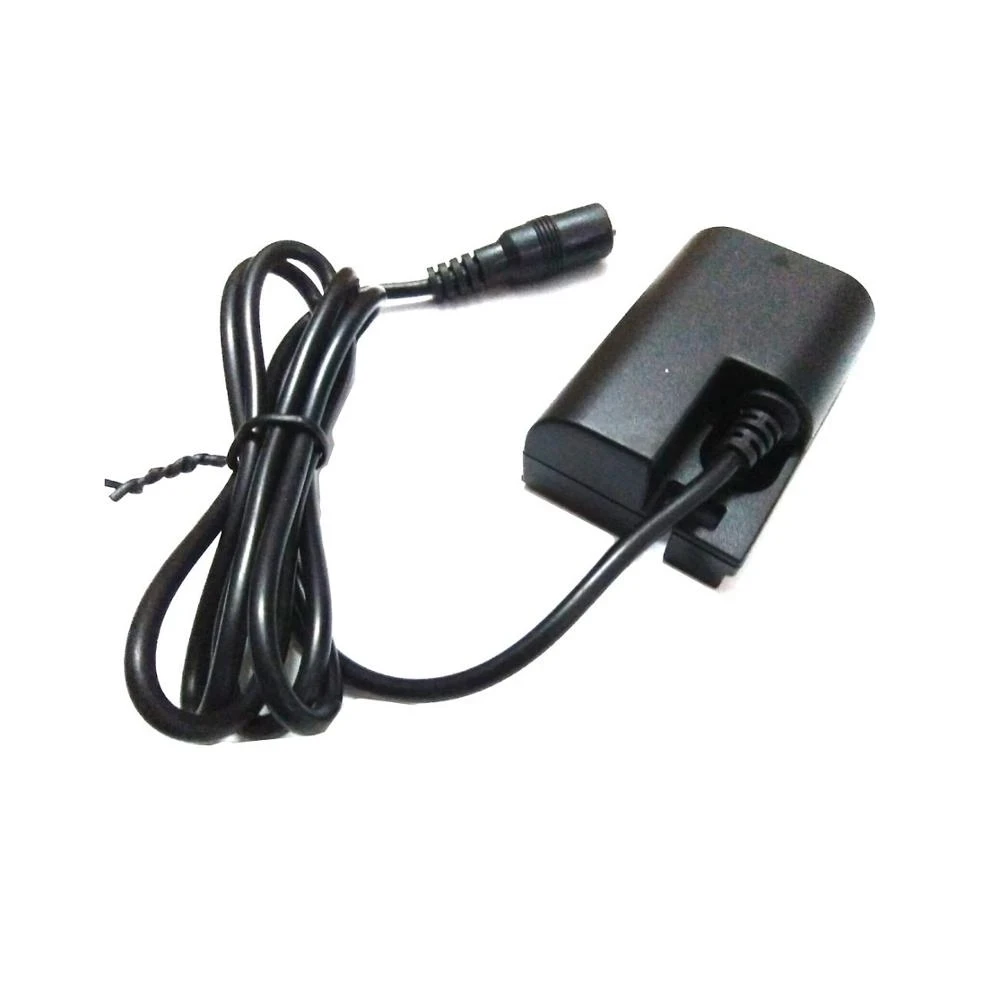 DR-E6 acoplador CC decodificado completo LP-E6 adaptador de corriente de batería simulada para Canon EOS 5D 5D2 5D3 6D 7D 60D 60D 70D 80D 5DS 5DSR R5 R6 - imagen 5