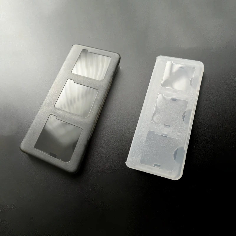 Caja de almacenamiento de tarjetas de juego de plástico duro, protector transparente 6 en 1, soporte para NDS NDSL NDSI nuevo 3DS LL 3DSXL 3DSLL, 2 uds. - imagen 5