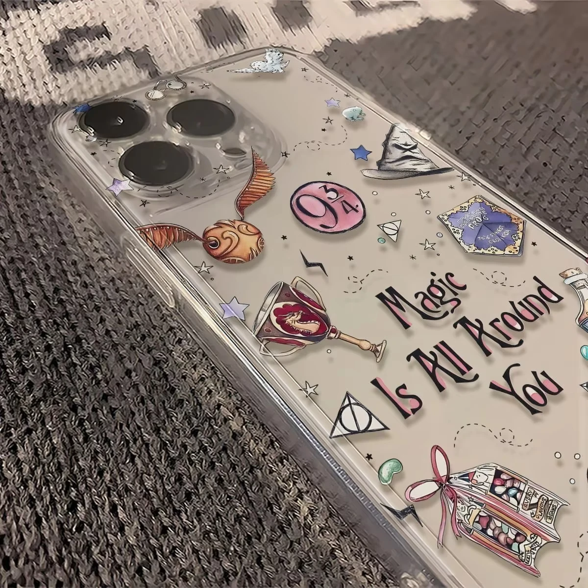 Funda de teléfono Art Potters Wand Harries para Samsung A16 A06 A55 A35 A25 A15 A05 A54 A34 A24 A14 A04 A13 A53 A33 funda trasera transparente de TPU - imagen 5