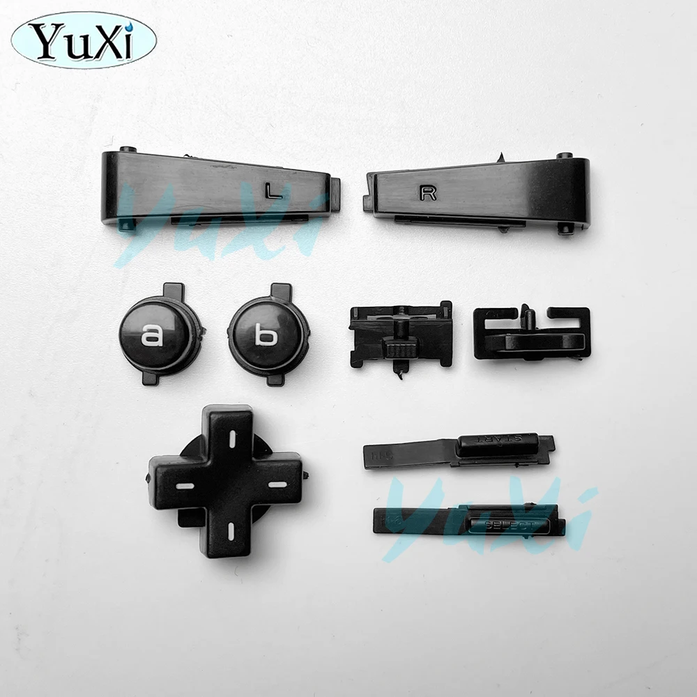 YuXi almohadilla de goma de silicona para Nintendo GameBoy, botón conductor para GBM L R A B d-pad, botones de teclado - imagen 5