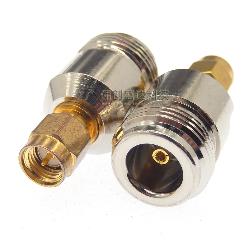 1 Uds SMA macho hembra a RP SMA N BNC UHF PL259 SO239 TNC adaptador de latón y cobre convertidor de conector Coaxial RF recto - imagen 3