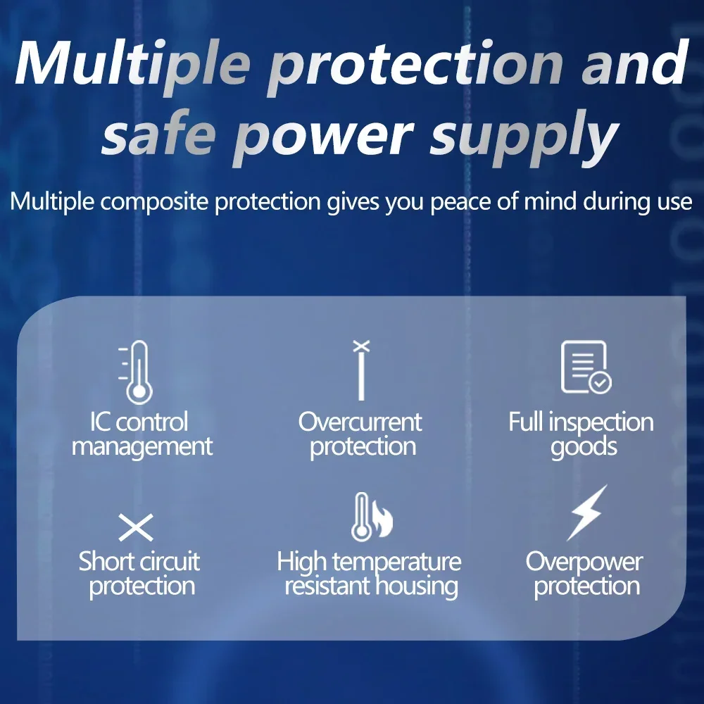 EWIND-inyector Gigabit POE de 10/100/1000Mbps, fuente de alimentación de puerto único Compatible con IEEE802.3af/at/BT, salida de dispositivo POE de 44V-57V - imagen 5