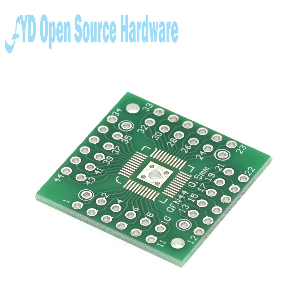 Placa adaptadora QFN56 QFN64 DIP48 QFN444, convertidor, parche a DIP, placa de transferencia de 0,5mm y 0,8mm, 10 unidades por lote - imagen 3