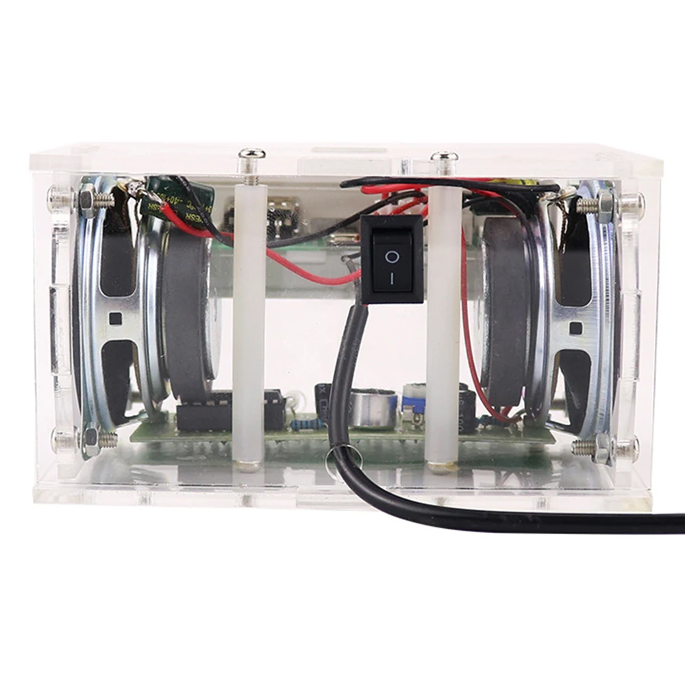 Kit electrónico blanco DIY, Altavoz Bluetooth, electrónica, Kit de proyecto de soldadura DIY, práctica de enseñanza, Altavoz estéreo Bluetooth - imagen 4