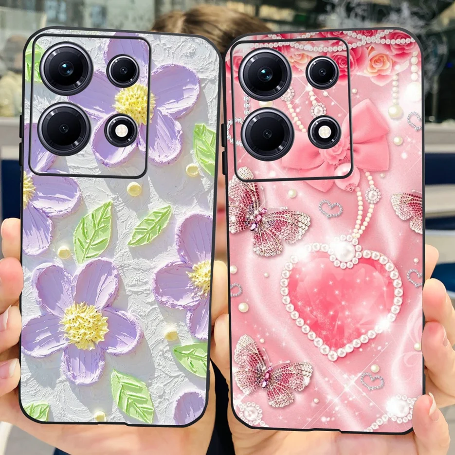 Funda de TPU suave para Infinix Note 30 Pro, X678B, elegante, pintada, para Infinix Note 30i, X6716, Note30, VIP - imagen 4