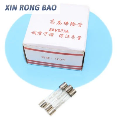 Fusible de alto voltaje para horno microondas, 10 piezas, 5KV, 0,75a, 750mA, 0,65a, 0,7a, 0,8a, 0,9a, 0,6a, 0,85a, 1A, 650mA, 700mA, 800mA, 600mA, 850mA - imagen 2