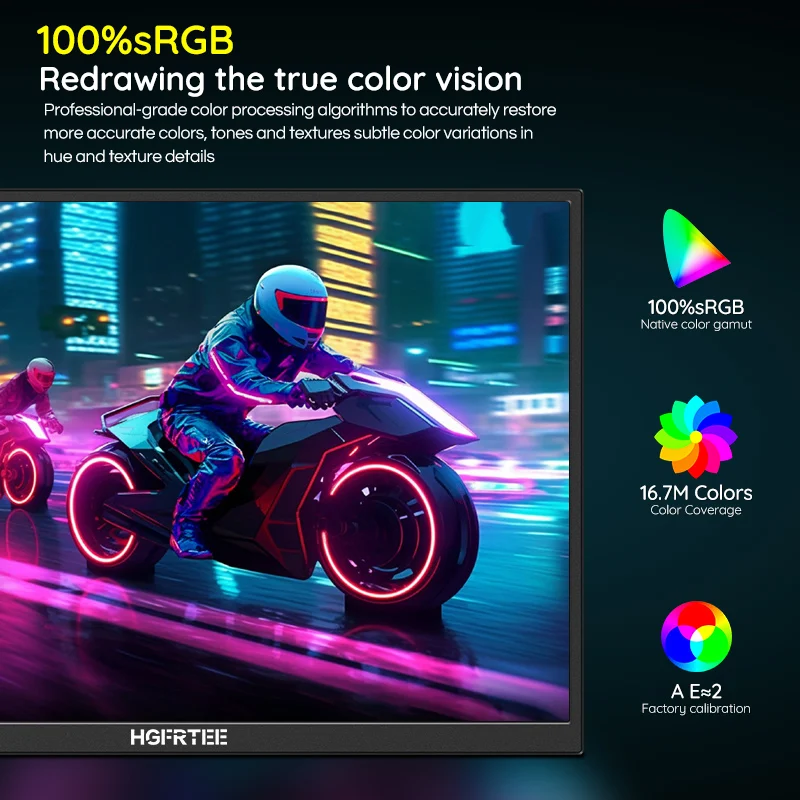 HGFRTEE Monitor portátil de 12,3 pulgadas 3:2 400Cd/m2 100% sRGB segunda pantalla para juegos pantalla extendida para Mac teléfono PS5 Xbox Switch - imagen 5