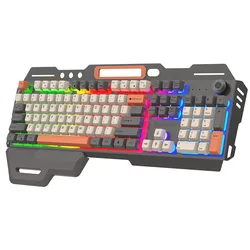 Teclado Gaming K90 Español Ruso Árabe RGB Perilla Volumen Cable