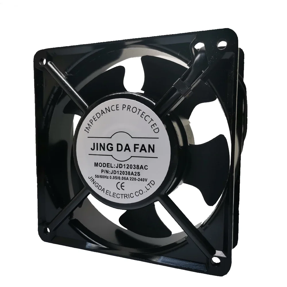 Jingda-ventilador Jingda Jing Da, nuevo y original, cojinete de aceite, ventilador de flujo axial jd12038ac 220V 0.14a AC - imagen 3