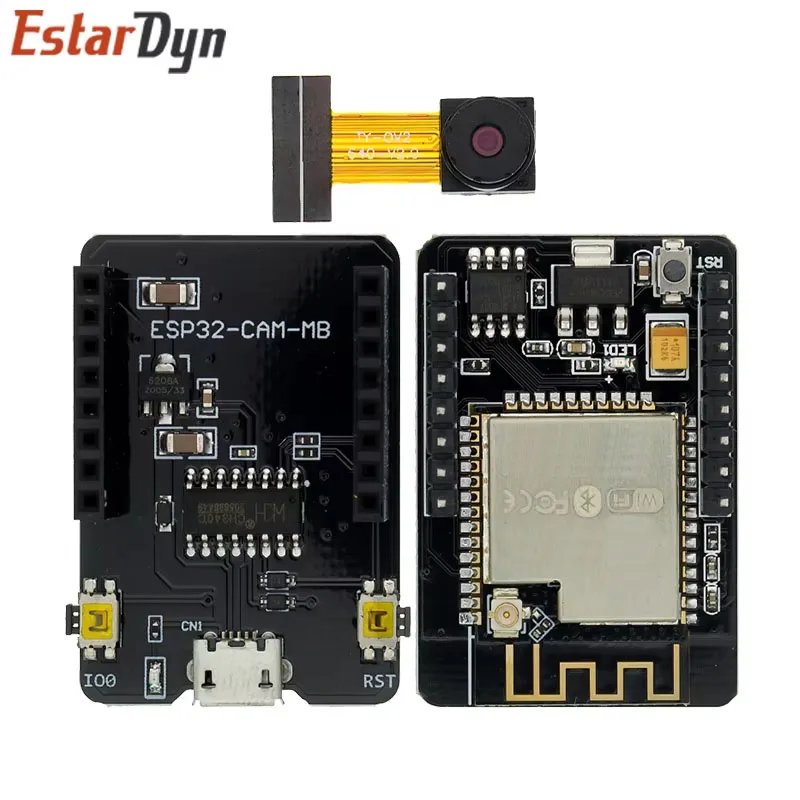 ESP32-CAM ESP32-CAM-MB MICRO USB ESP32 Serial a WiFi ESP32 CAM Placa de desarrollo CH340 5V Bluetooth OV3660/OV2640 Cámara - imagen 2