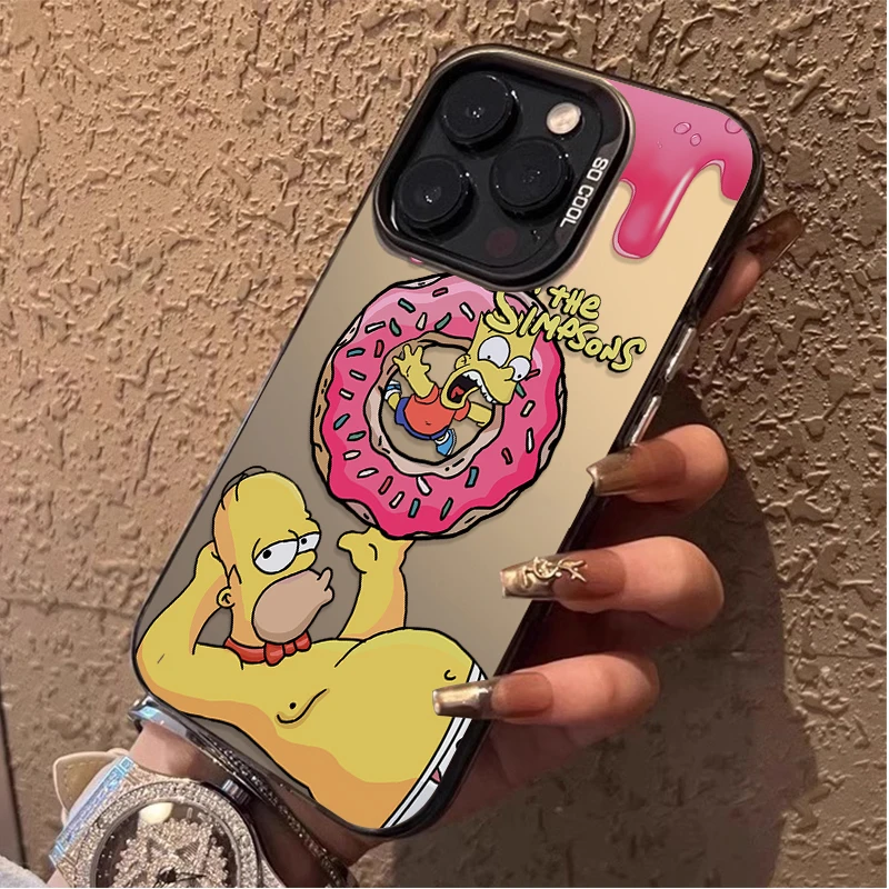 Funda Disney Funny Simpsons para Samsung Galaxy S23 S24 S25 S22 Ultra S21 Plus FE A56 A36 A26 5G A16 A06 4G Note 20 - imagen 2
