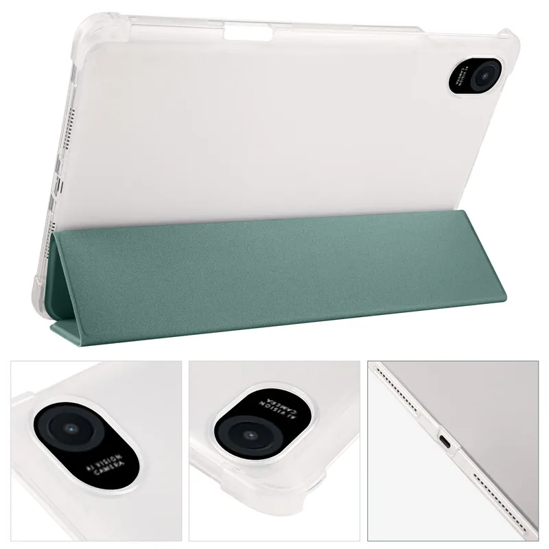 Funda con Portalápices para Huawei Honor Pad 8, 12 pulgadas, soporte triplegable, parte trasera de silicona TPU suave para Honor Pad 8 Pad8, cubierta 2022 - imagen 3