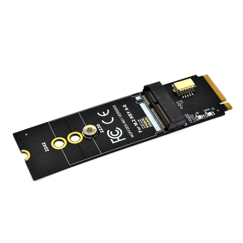 Adaptador Wifi M.2, llave M.2 M A ranura para llave A + E, tarjeta de red Wifi Bluetooth NGFF NVMe PCI express, Puerto SSD A ranura para llave E, adaptador Wifi - imagen 3
