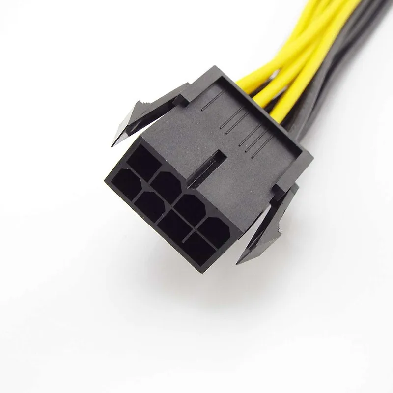 1/2/5 Uds PCI-E 8p hembra a 2 puertos duales 8 pines 6 + 2p macho GPU tarjeta gráfica de vídeo Miner Cable de extensión de alimentación Cable divisor B6 - imagen 3