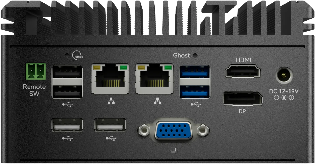 Mini PC Industrial de bolsillo Intel Core i7 8550U 7500U 6500U DDR4 HD DP VGA 4xCOM Win11 2xLANGIPO computadora de escritorio de oficina i5 8250U - imagen 3