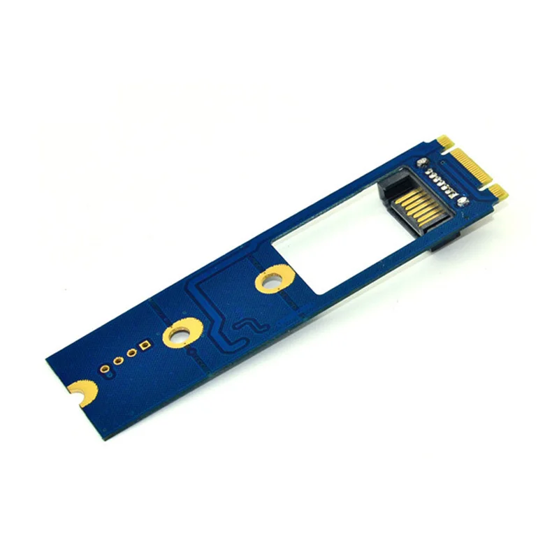 Adaptador M2 a SATA, tarjeta elevadora convertidora + Cable SATA3.0, longitud 2280, protocolo SATA NGFF M.2, llave B + M a placa de 7 pines para ordenador PC - imagen 3
